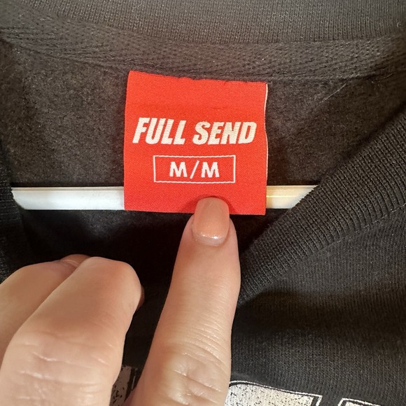 Full‎ Send Garphic Snoop Dogg Mens Long Sleeve Sweatshirt Size Medium Nelk Boys - Picture 3 of 7